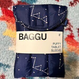 Baggu Puffy Tablet Sleeve in Constellation Midnight - NWT